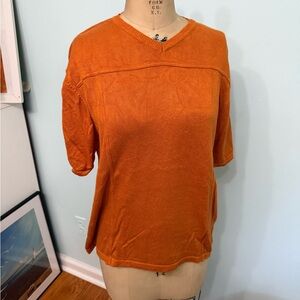 Vibrant Orange Women's Jersey Top